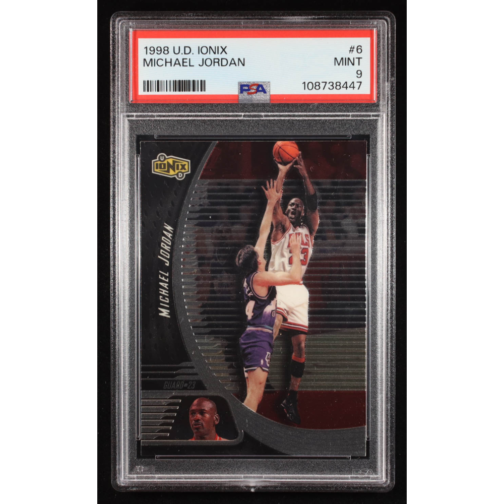 Michael Jordan 1998-99 UD Ionix #6 (PSA 9) at PristineAuction.com