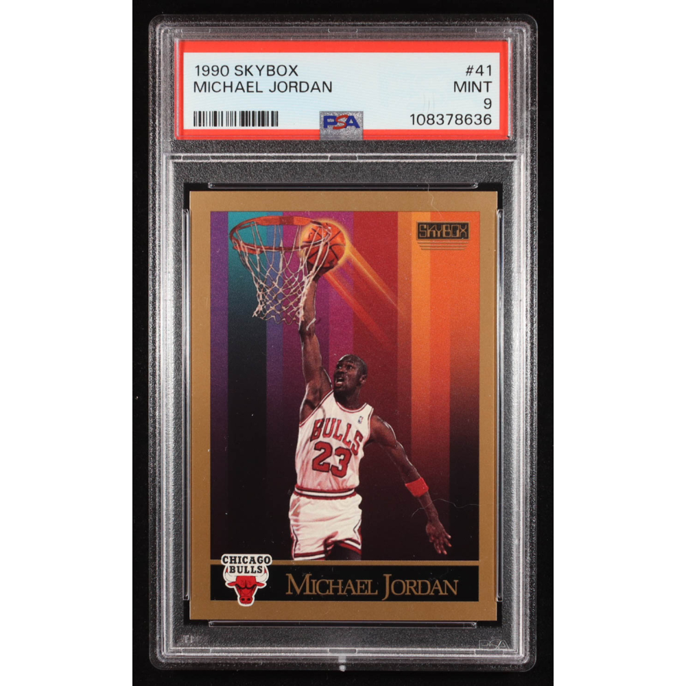 Michael Jordan 1990 Skybox #41 (PSA 9) at PristineAuction.com