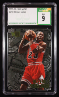 Michael Jordan 1995-96 Metal #212 NB (CSG 9) at PristineAuction.com