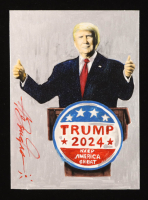 Trump "2024" | Anthony Douglas 1/1 Original Art Card at PristineAuction.com