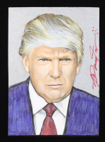 Trump | Anthony Douglas 1/1 Original Art Card at PristineAuction.com