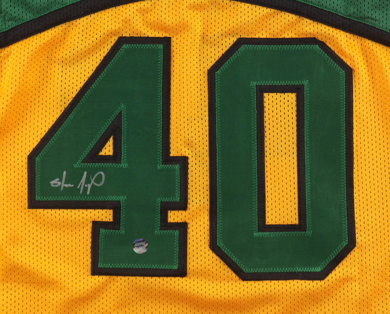 Shawn Kemp Signed Jersey (AWM) at PristineAuction.com Shawn Kemp Signed Jersey (AWM) at PristineAuction.com