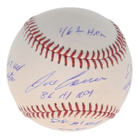 Jose Canseco Signed OML Baseball with Multiple Career Stat Inscriptions (AWM) at PristineAuction.com