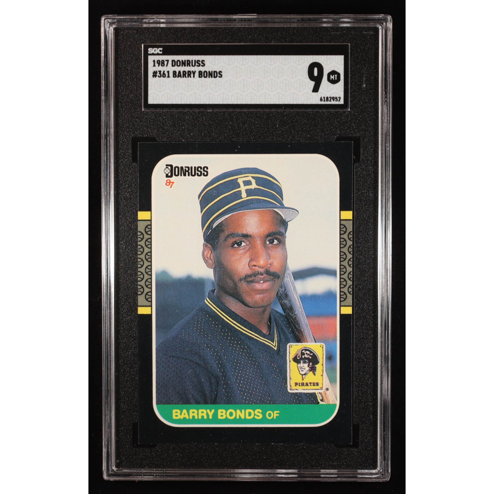 Barry Bonds 1987 Donruss #361 RC (SGC 9) at PristineAuction.com