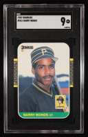 Barry Bonds 1987 Donruss #361 RC (SGC 9) at PristineAuction.com