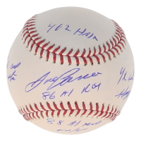 Jose Canseco Signed OML Baseball with Multiple Career Stat Inscriptions (AWM) at PristineAuction.com