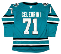Macklin Celebrini Signed Sharks Jersey (Beckett) at PristineAuction.com