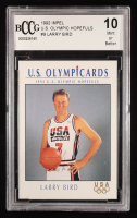 Larry Bird 1992 Impel U.S. Olympic Hopefuls #9 BK (BCCG 10) at PristineAuction.com