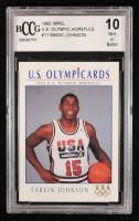 Magic Johnson 1992 Impel U.S. Olympic Hopefuls #11 BK (BCCG 10) at PristineAuction.com