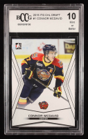 Connor McDavid 2015-16 Leaf In the Game CHL Draft #1 RC (BCCG 10) at PristineAuction.com
