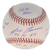 Jose Canseco Signed OML Baseball with Multiple Career Stat Inscriptions (AWM) at PristineAuction.com