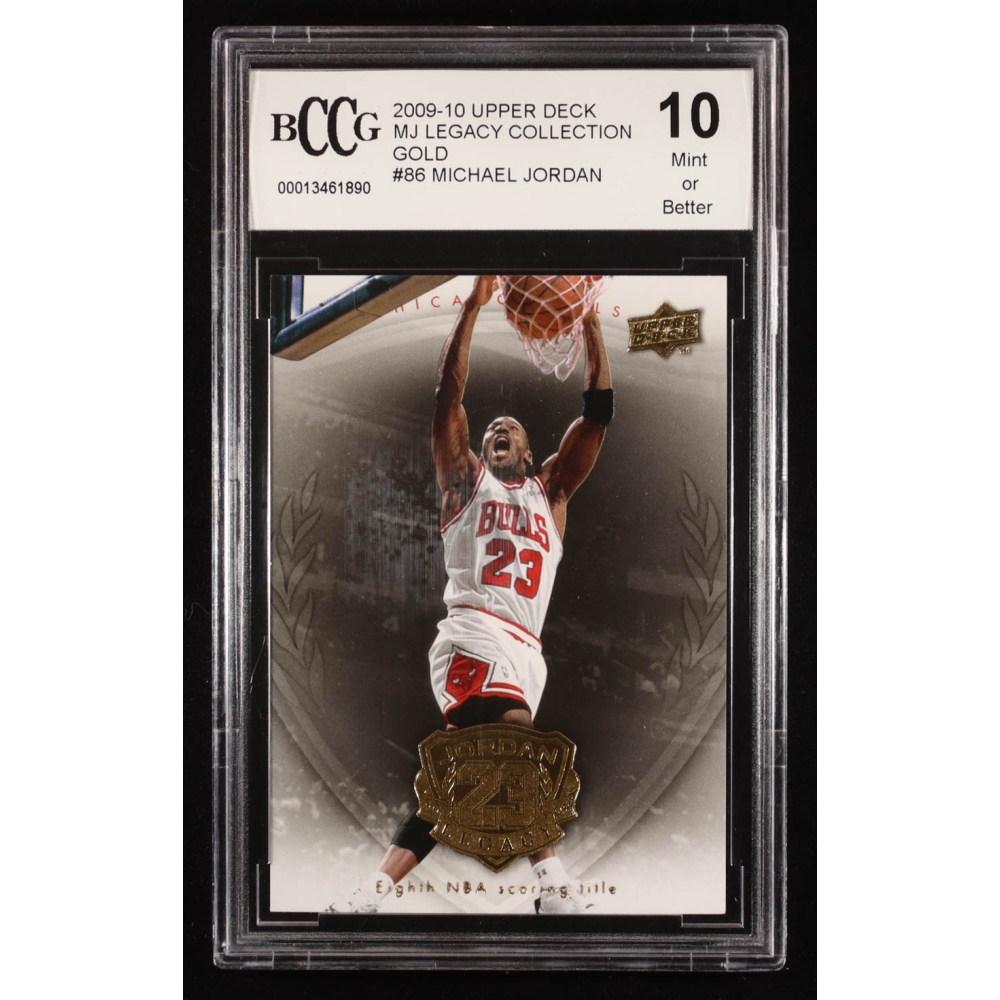 Michael Jordan 2009-10 Upper Deck Michael Jordan Legacy Collection Gold #86 (BCCG 10) at PristineAuction.com