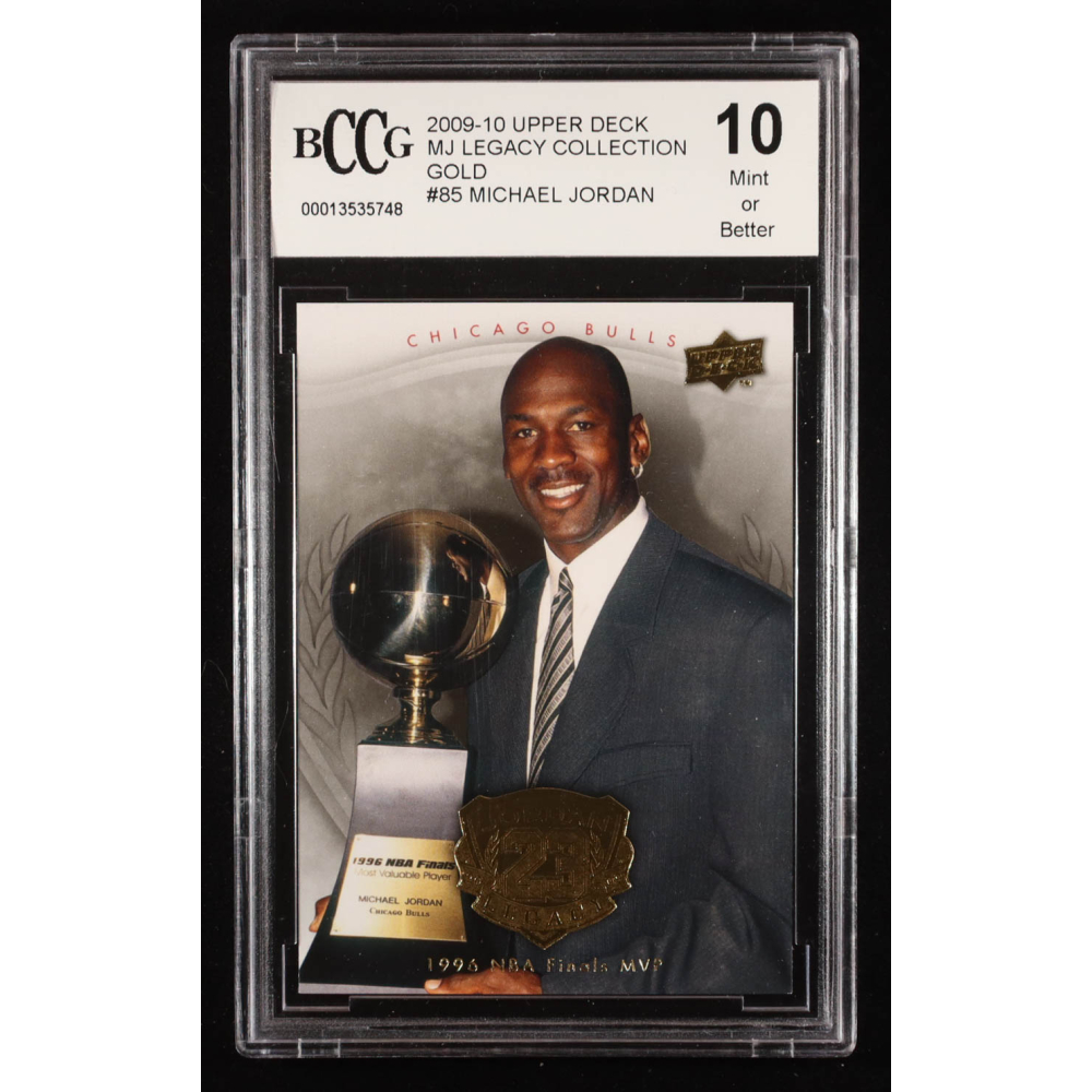Michael Jordan 2009-10 Upper Deck Michael Jordan Legacy Collection Gold #85 (BCCG 10) at PristineAuction.com