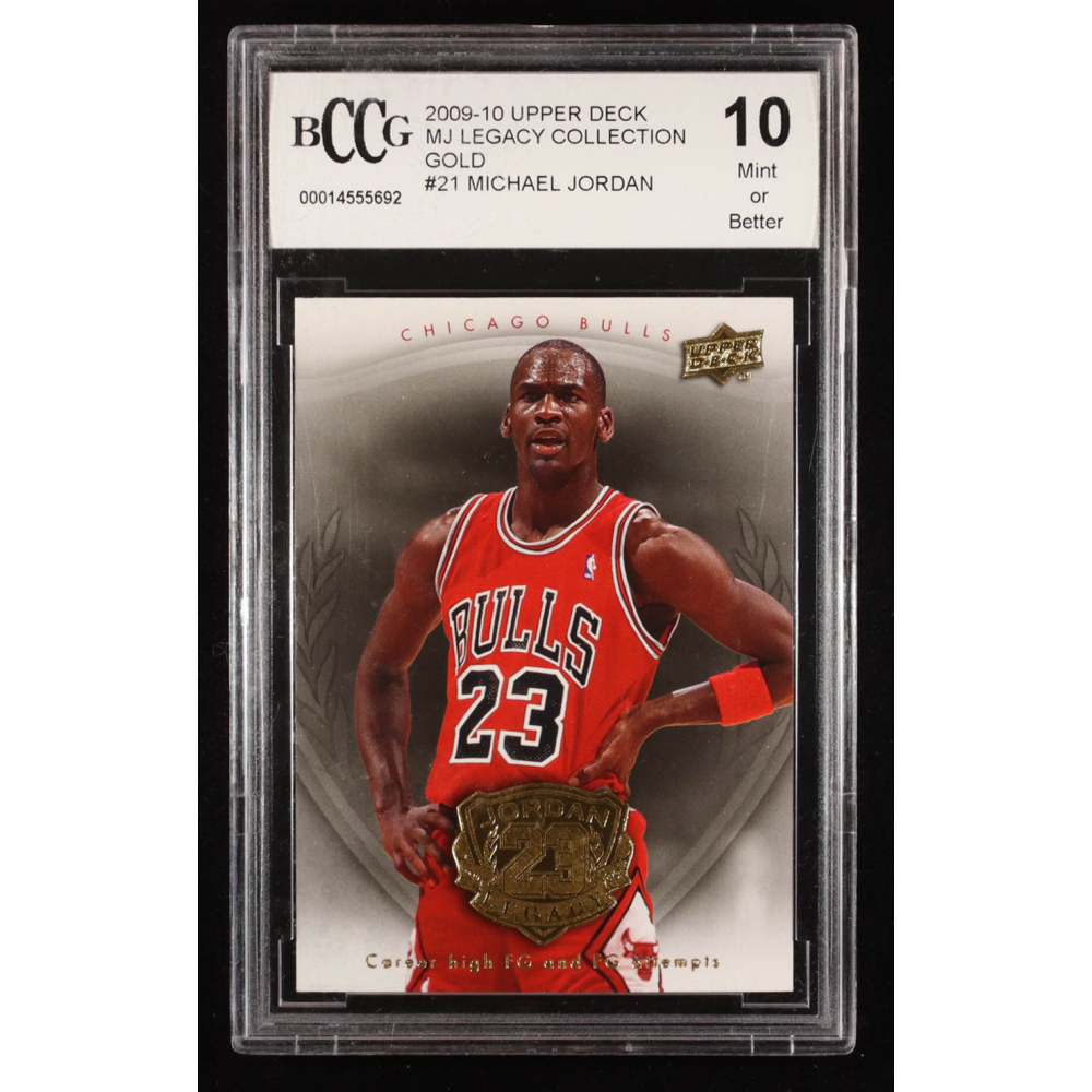 Michael Jordan 2009-10 Upper Deck Michael Jordan Legacy Collection Gold #21 (BCCG 10) at PristineAuction.com
