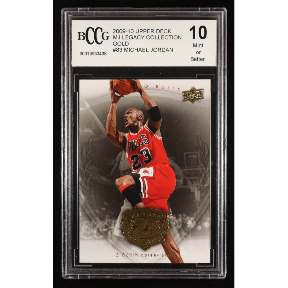 Michael Jordan 2009-10 Upper Deck Michael Jordan Legacy Collection Gold #83 (BCCG 10) at PristineAuction.com