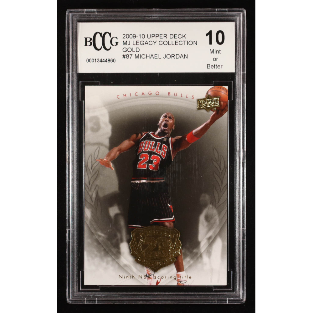 Michael Jordan 2009-10 Upper Deck Michael Jordan Legacy Collection Gold #87 (BCCG 10) at PristineAuction.com