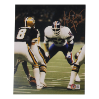 Harry Carson Signed Giants 8x10 Photo Inscribed ""NY Giants" (Beckett) at PristineAuction.com