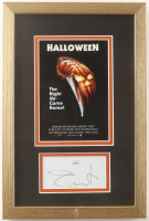 Jamie Lee Curtis Signed Cut "Halloween" Custom Framed Photo Display (JSA) at PristineAuction.com