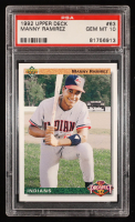 Manny Ramirez 1992 Upper Deck #63 RC (PSA 10) at PristineAuction.com