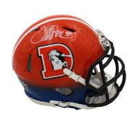 Terrell Davis Signed Broncos Custom Speed Mini Helmet (Radtke) at PristineAuction.com