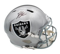 Geno Smith Signed Raiders Full-Size Authentic On-Field Speed Helmet (Beckett) at PristineAuction.com