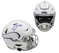 JJ McCarthy Signed Vikings Full-Size Authentic On-Field Alternate Speedflex Helmet (Beckett) at PristineAuction.com