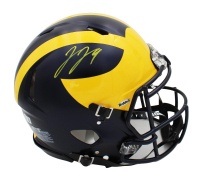 JJ McCarthy Signed Michigan Wolverines Full-Size Authentic On-Field Speed Helmet (Beckett) at PristineAuction.com