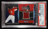 Manny Machado 2011 Bowman Draft Future's Game Relics Blue #MM #173/199 (PSA 10) at PristineAuction.com