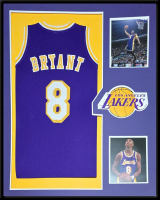 Kobe Bryant Custom Framed Jersey Display at PristineAuction.com