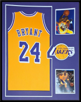 Kobe Bryant Custom Framed Jersey Display at PristineAuction.com