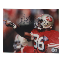 Merton Hanks Signed 49ers 8x10 Photo (Beckett) at PristineAuction.com