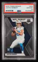 Justin Herbert 2020 Panini Mosaic #263 RC (PSA 10) at PristineAuction.com