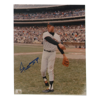 Willie Mays Signed Giants 8x10 Photo (Beckett) at PristineAuction.com