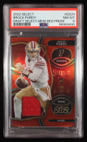 Brock Purdy 2022 Select Draft Selections Memorabilia Prizm Red #24 RC (PSA 8) at PristineAuction.com