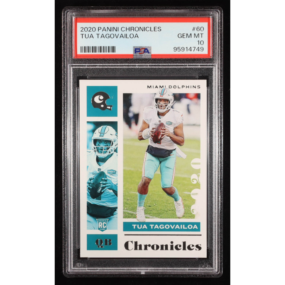 Tua Tagovailoa 2020 Panini Chronicles #60 RC (PSA 10) at PristineAuction.com