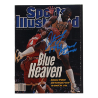 Antoine Walker Signed 1996 Sports Illustrated Magazine Inscribed "1996 National Champs" (AWM) at PristineAuction.com