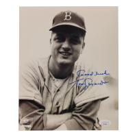 Tommy Lasorda Signed Dodgers 8x10 Photo Inscribed "Good Luck" (JSA) at PristineAuction.com