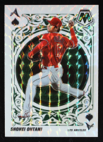 Shohei Ohtani 2022 Panini Mosaic Aces Mosaic Green #2 at PristineAuction.com