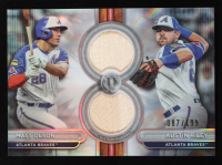 Matt Olson / Austin Riley 2024 Topps Tribute Dual Player Relics #DR2OR #87/199 at PristineAuction.com
