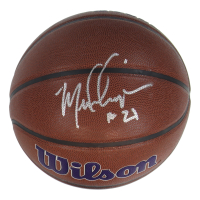 Michael Cooper Signed Lakers Logo NBA Basketball (JSA) at PristineAuction.com