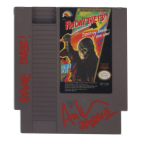 Ari Lehman Signed "Friday the 13th" Nintendo NES Video Game Cartridge Inscribed "Jason 1" & "Game Over!" (Beckett) at PristineAuction.com