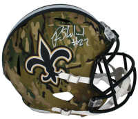 Rashid Shaheed Signed Saints Full-Size Camo Alternate Speed Helmet (Beckett) at PristineAuction.com