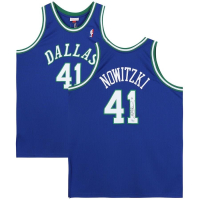Dirk Nowitzki Signed Mavericks Mitchell & Ness Jersey (Fanatics) at PristineAuction.com