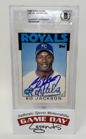 Bo Jackson Signed 1986 Topps Traded #50T XRC (BGS) at PristineAuction.com