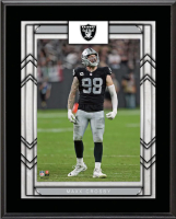 Maxx Crosby Raiders Sublimated Player Plaque at PristineAuction.com
