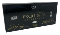 Michael Jordan & LeBron James Signed LE 2007-08 NBA Exquisite Collection Box (UDA) at PristineAuction.com