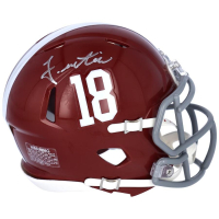 John Metchie Signed Alabama Crimson Tide Speed Mini Helmet (Fanatics) at PristineAuction.com