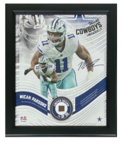Micah Parsons Cowboys LE Custom Framed Display with Piece of Game-Used Football at PristineAuction.com