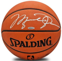 Michael Jordan Signed NBA Basketball (UDA) at PristineAuction.com