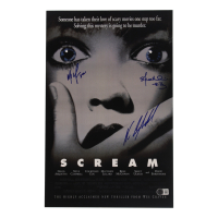 Neve Campbell, Skeet Ulrich & Matthew Lillard Signed "Scream" 11x17 Photo Inscribed "Billy" & "Stu" (Beckett) at PristineAuction.com
